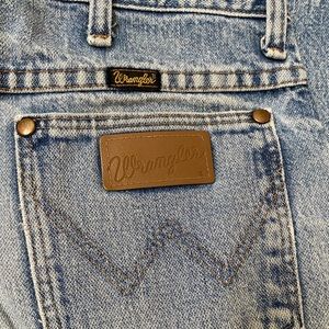 Wrangler jeans faded look